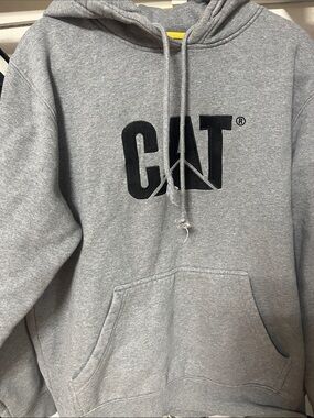 CAT Men’s Gray workwear Hoodie